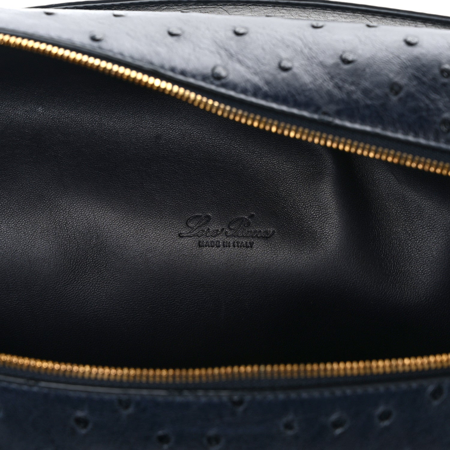 Loro Piana Ostrich Extra Pocket L27 Blue Navy 6 of 14