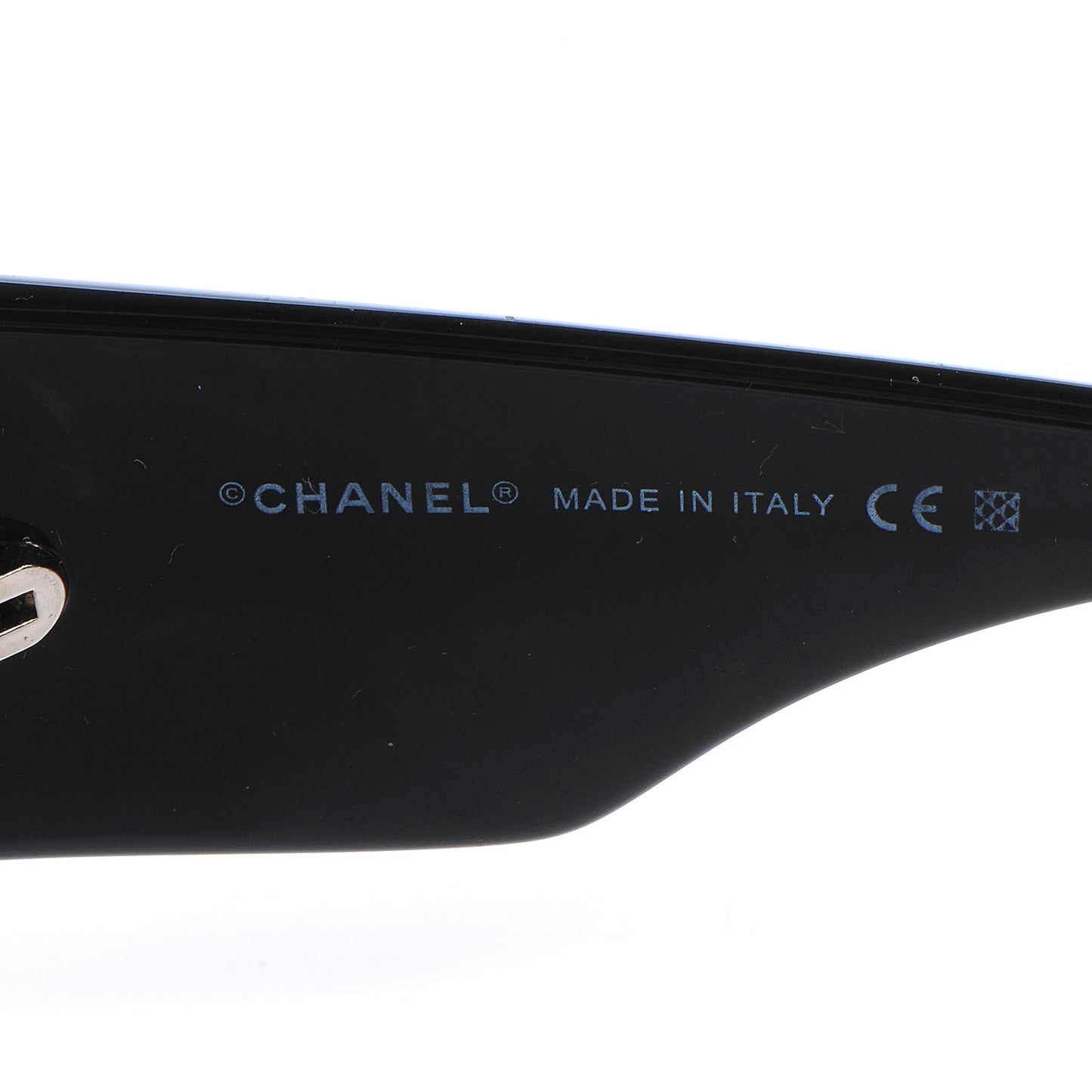Crystal CC Logo Sunglasses 5080-B Black