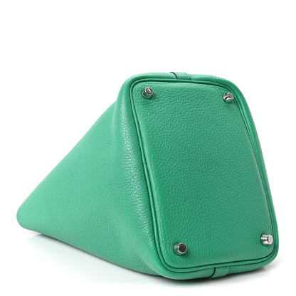 Hermes Taurillon Clemence Swift Eclat Picotin Lock 18 MM Menthe Vert Bosphore 4 of 10