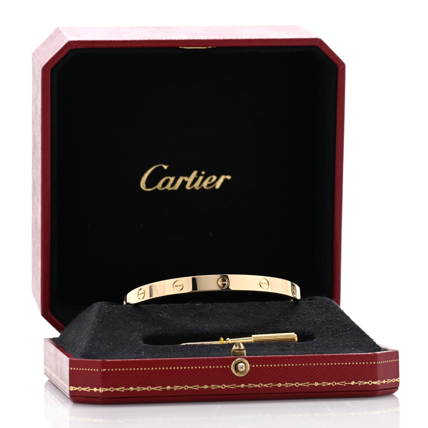 18K Yellow Gold LOVE Bracelet 19