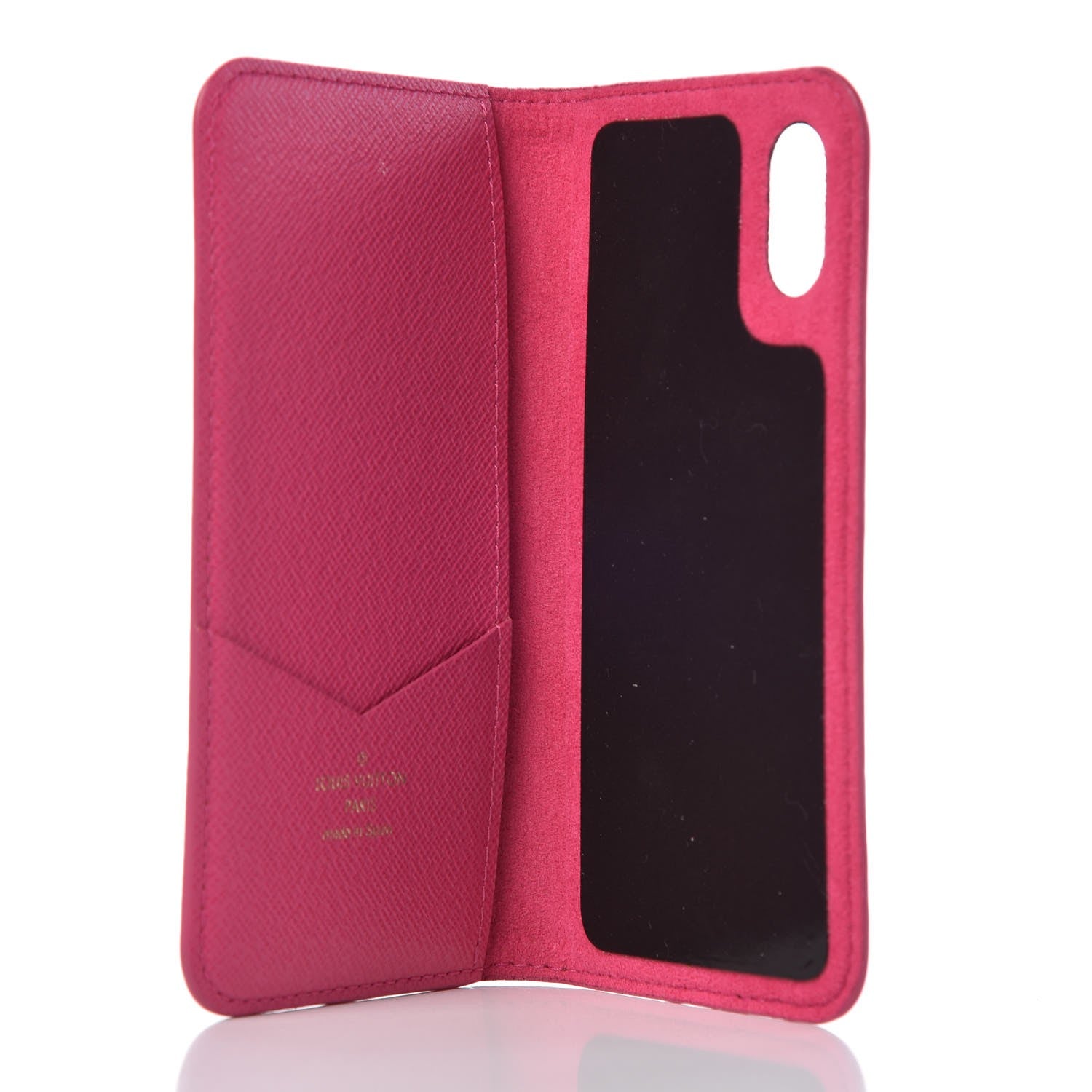 Louis Vuitton Monogram iPhone X Folio Case Rose Pop 5 of 7