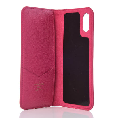 Louis Vuitton Monogram iPhone X Folio Case Rose Pop 5 of 7