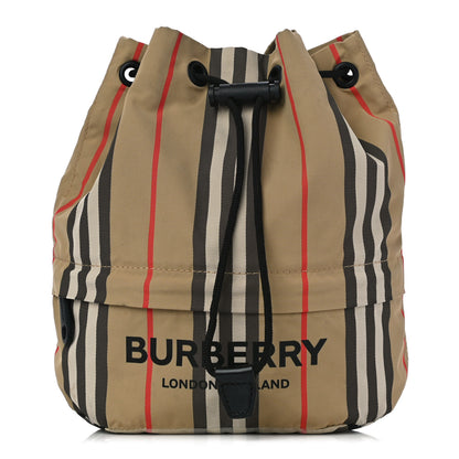 Burberry Econyl Icon Stripe Phoebe Drawcord Pouch Archive Beige 1 of 9