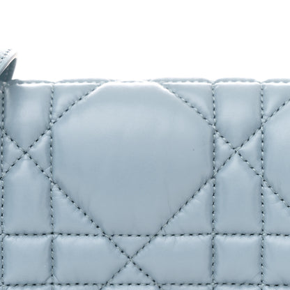 Christian Dior Calfskin Macrocannage Mini Caro Bag Bracing Blue 9 of 12
