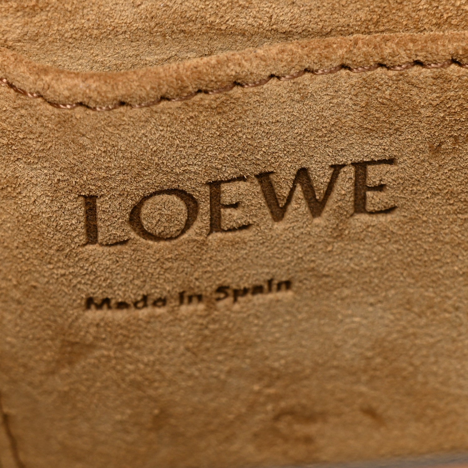 Loewe Calfskin Jacquard Mini Gate Dual Bag Mandarin 7 of 10
