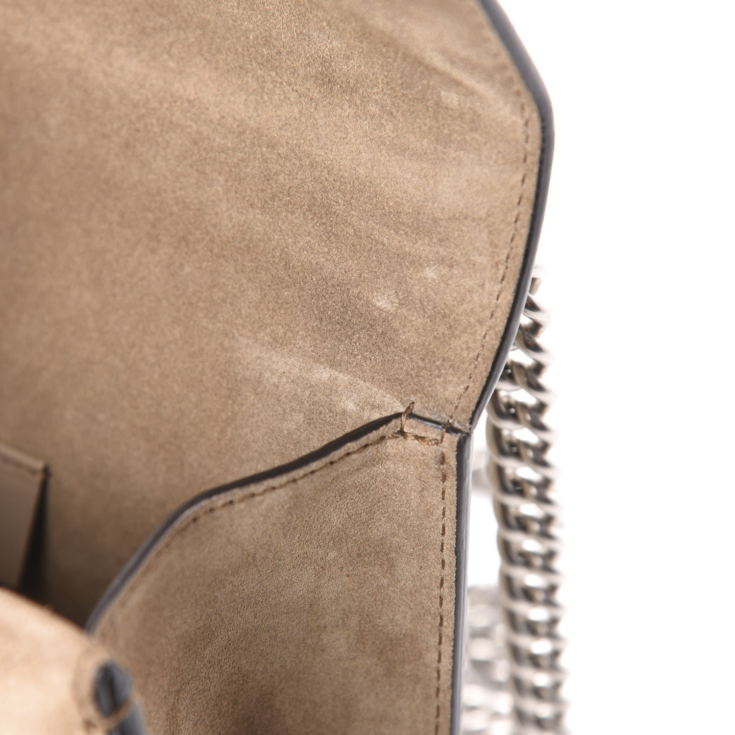 Gucci GG Supreme Monogram Mini Dionysus Shoulder Bag Taupe 8 of 11