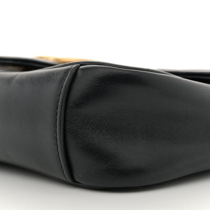 Gucci Calfskin Matelasse Mini GG Marmont Shoulder Bag Black 10 of 15