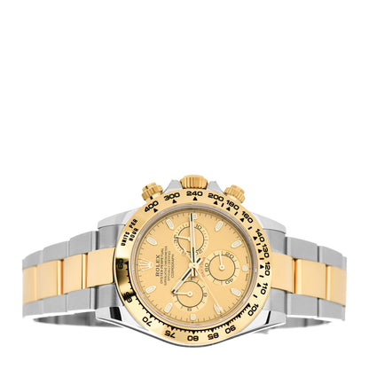 Rolex Stainless Steel 18K Yellow Gold 40mm Oyster Perpetual Cosmograph Daytona Watch Champagne 116503 2 of 5
