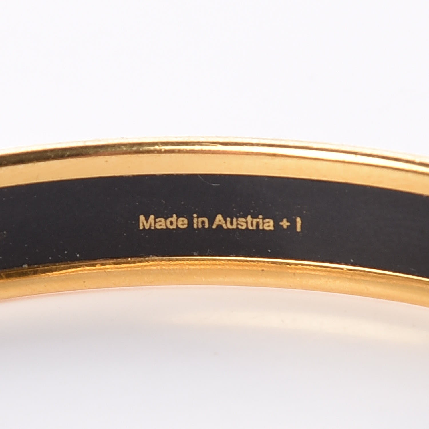Hermes Enamel Printed Stripes Narrow Bracelet 70 5 of 5