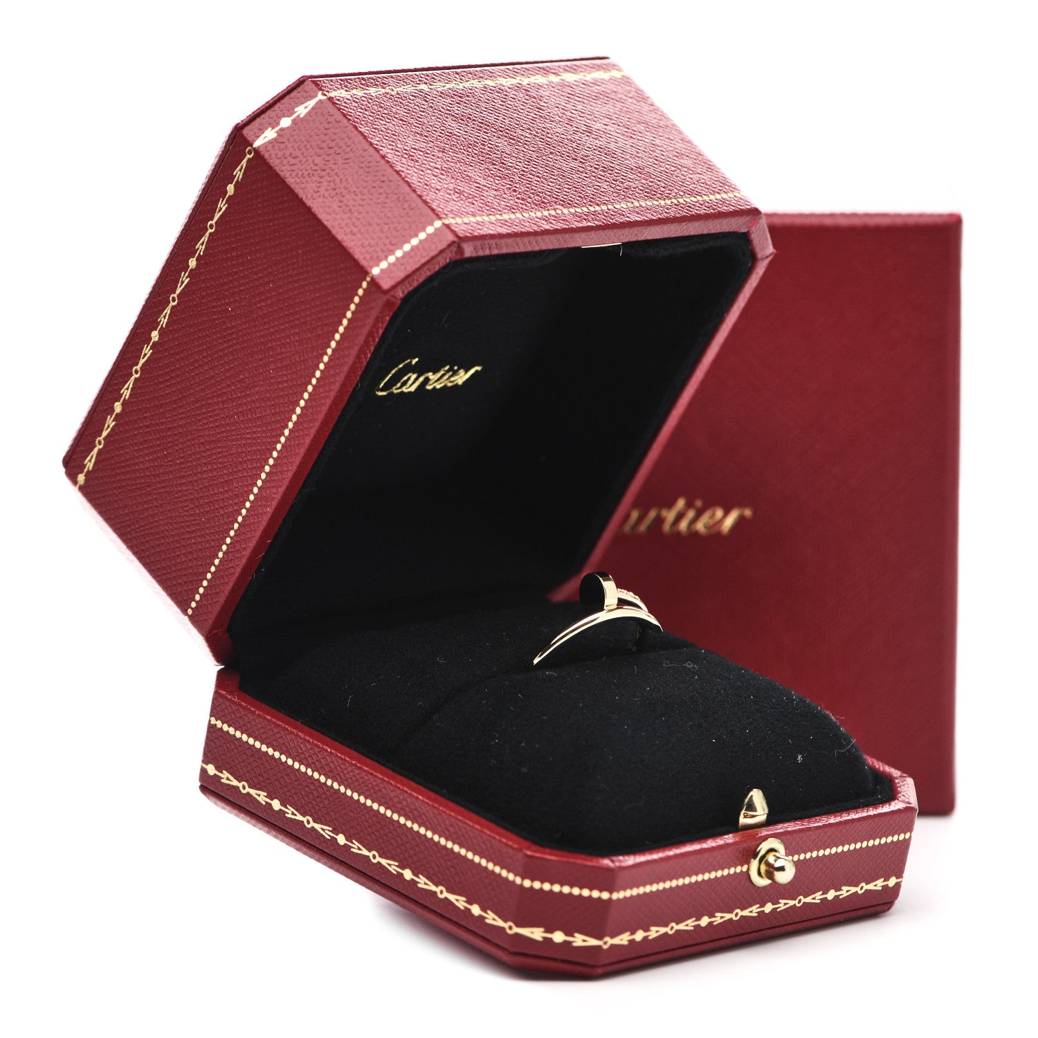 Cartier 18K Yellow Gold Small Juste Un Clou Ring 56 7.5 6 of 6