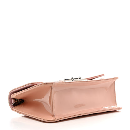Christian Dior Patent Cannage Miss Dior Promenade Pouch Pink 4 of 16
