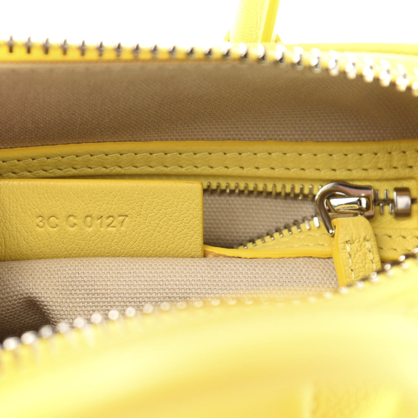 Sugar Goatskin Mini Antigona Yellow