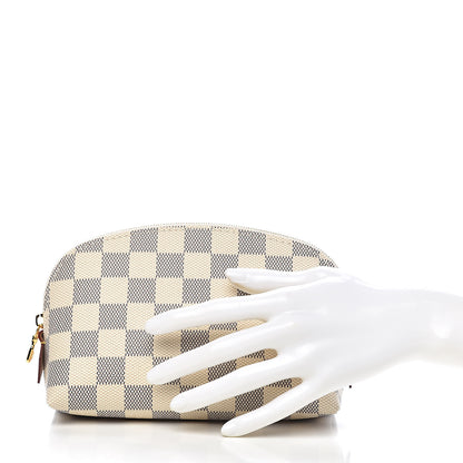 Louis Vuitton Damier Azur Cosmetic Pouch 2 of 9