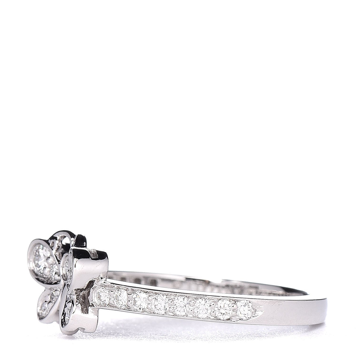 Tiffany Platinum Diamond Enchant Butterfly Ring 49 4.75 3 of 7