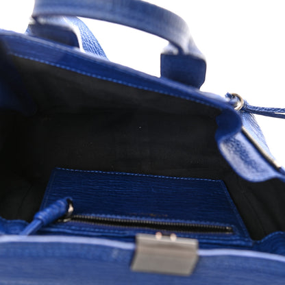 3.1 Phillip Lim Textured Calfskin Mini Pashli Satchel Cobalt 4 of 9