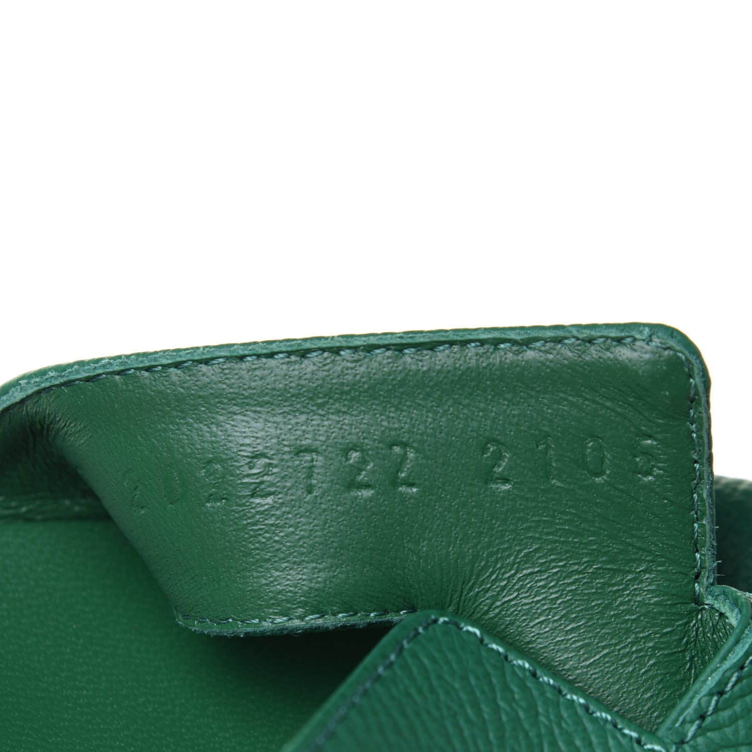 Hermes Epsom Oran Sandals 40.5 Vert Emeraude 8 of 9
