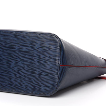 Louis Vuitton Epi Neverfull MM Indigo Coquelicot 7 of 14
