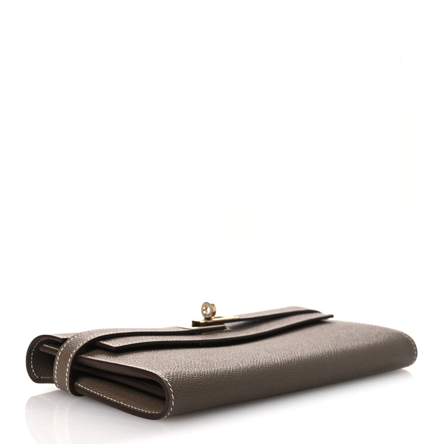 Epsom Kelly Longue Wallet Etoupe