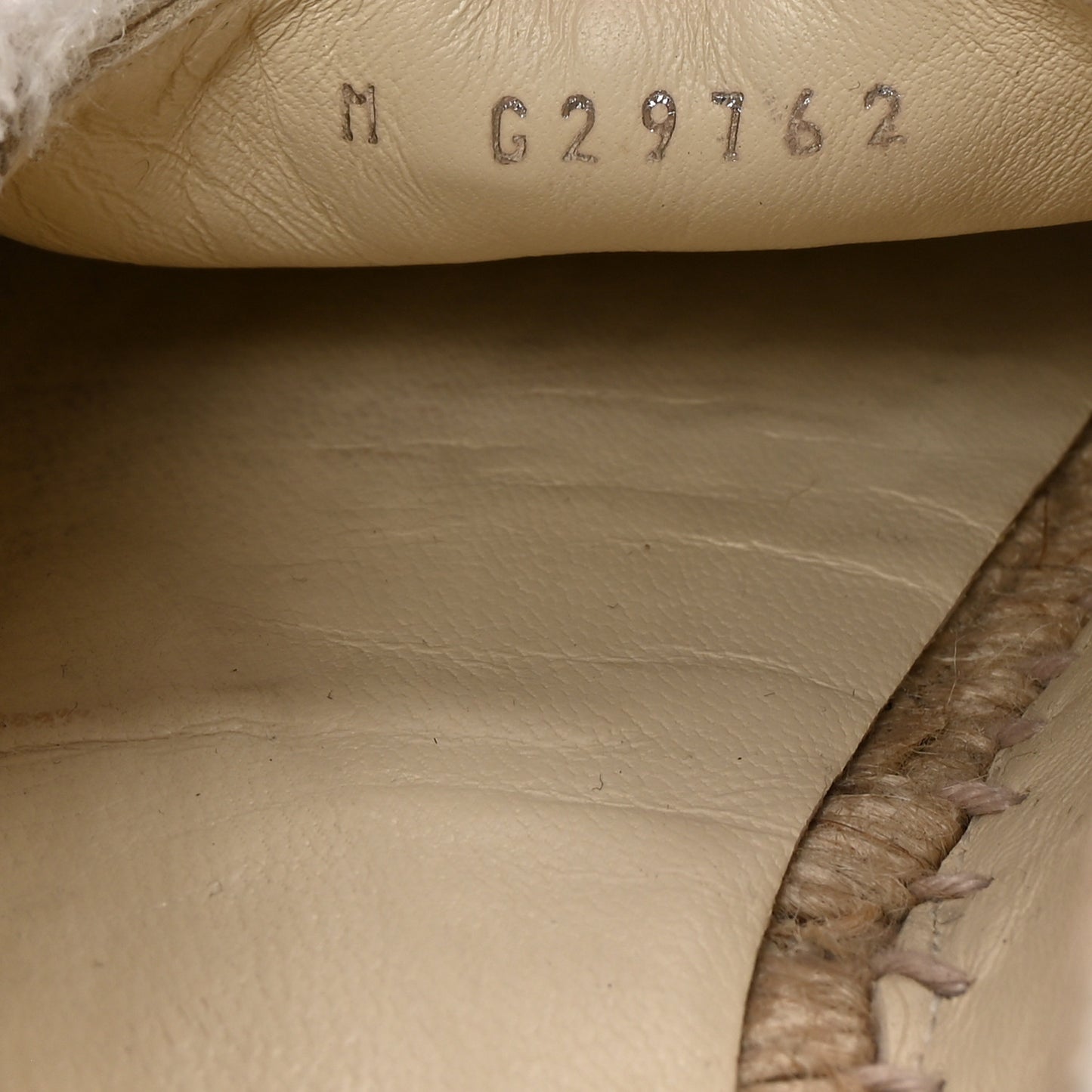 Linen CC Espadrilles 39 Beige Black