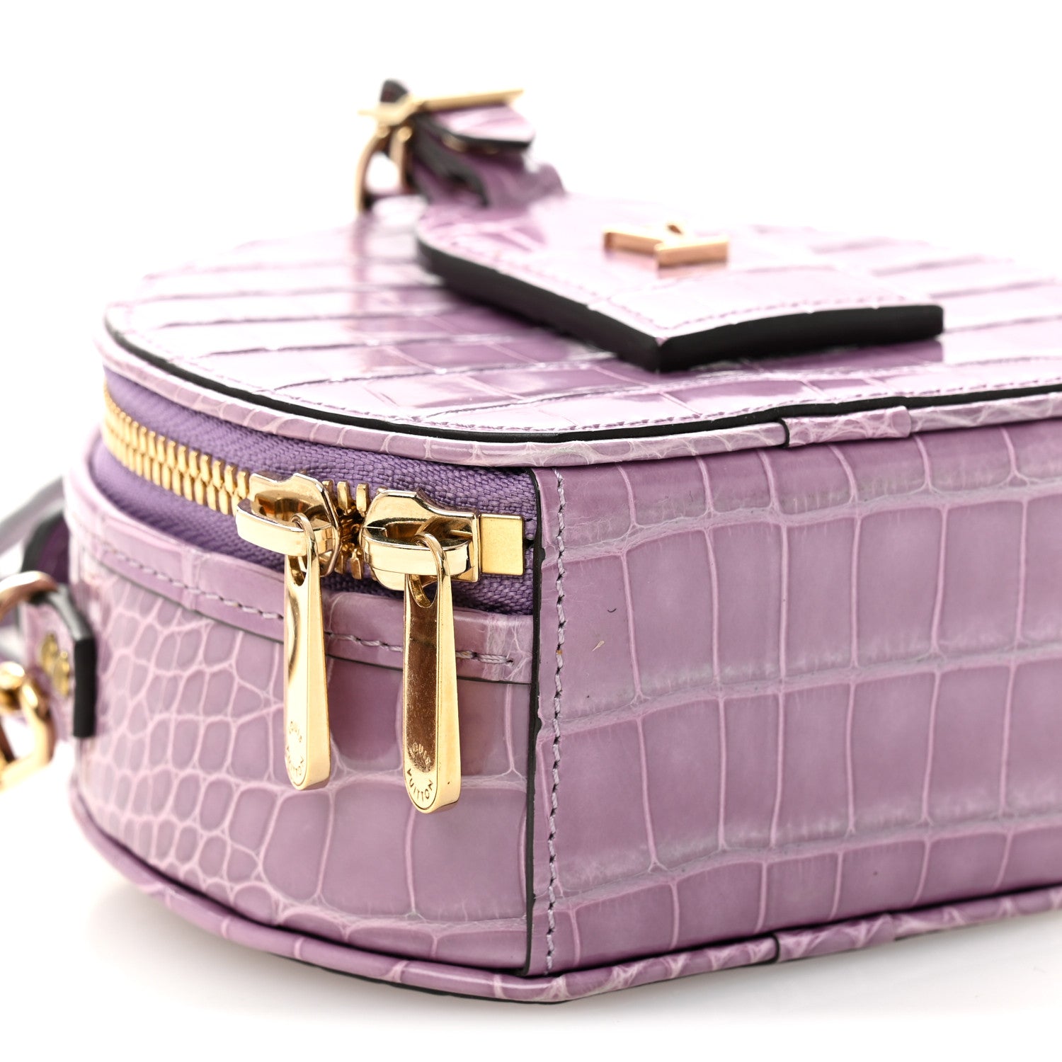 Louis Vuitton Alligator Mini Boite Chapeau Purple 8 of 9