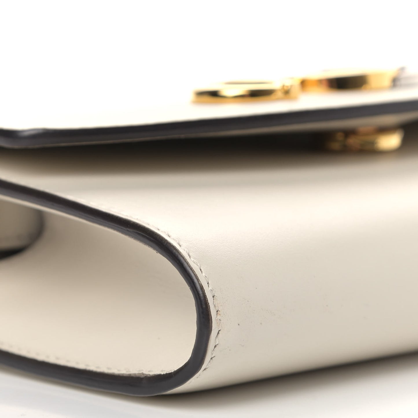 Smooth Calfskin Mini Zumi Shoulder Bag White