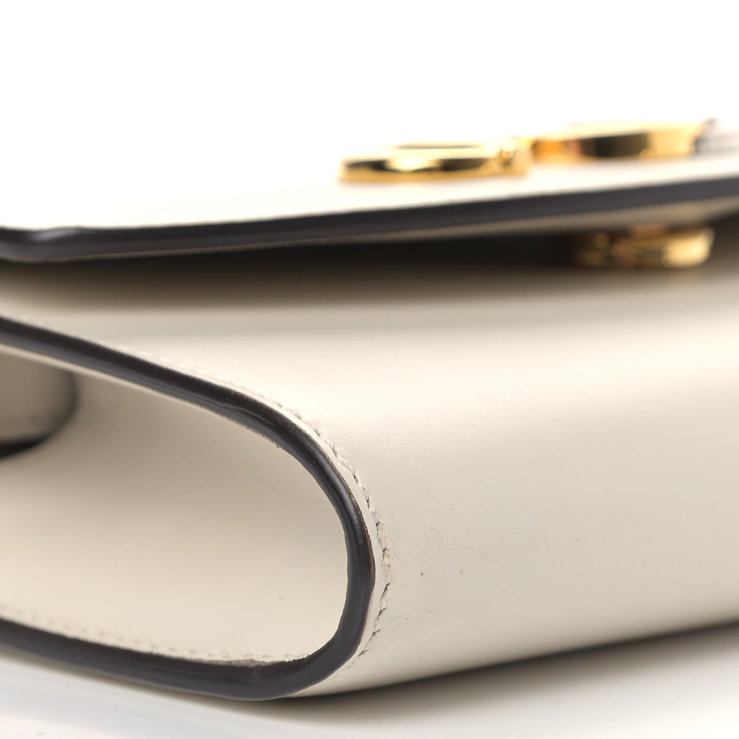 Gucci Smooth Calfskin Mini Zumi Shoulder Bag White 8 of 10