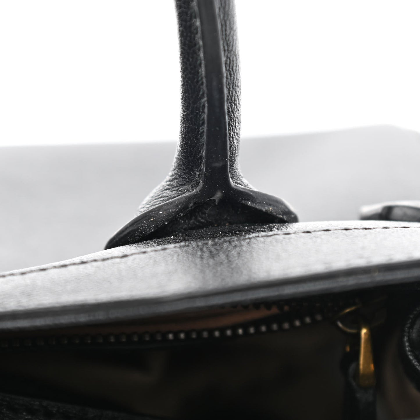 New Sakai Calfskin Lux Small Dahlia Top Handle Shoulder Bag Black