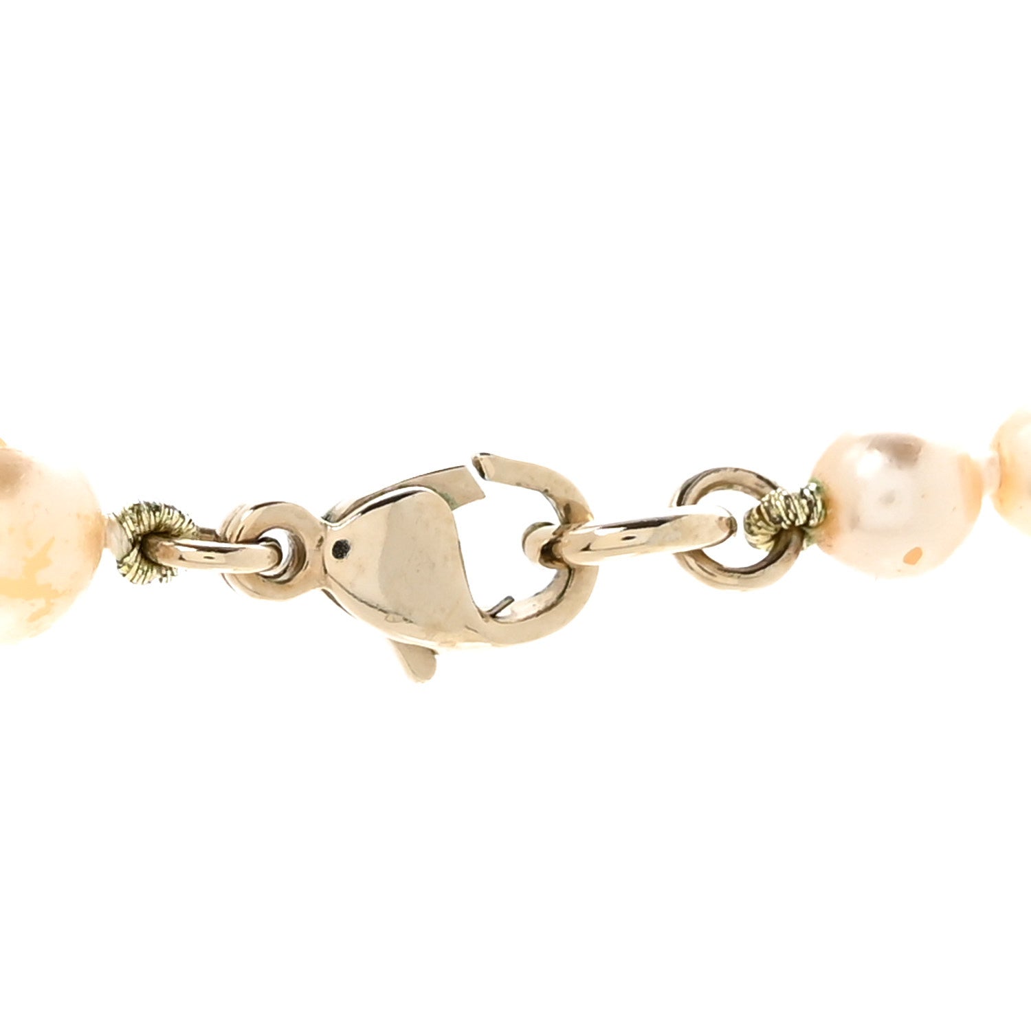 Chanel Pearl Multistrand CC Long Necklace Pearly White 5 of 8