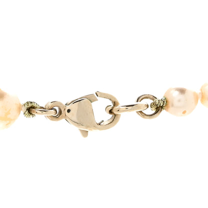 Chanel Pearl Multistrand CC Long Necklace Pearly White 5 of 8