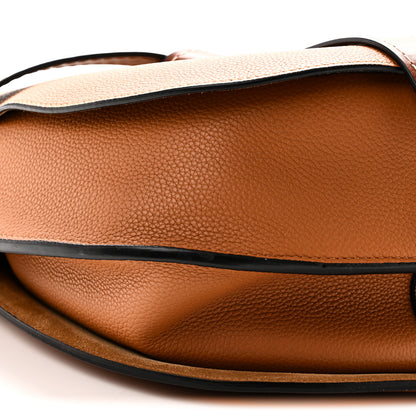 Loewe Grained Calfskin Large Gate Bag Caramel Pecan 8 of 9