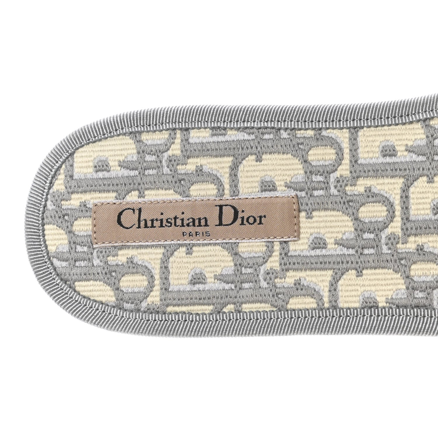 Christian Dior Velvet Oblique Chez Moi Sandal 41 Grey Stone 7 of 10