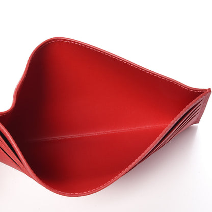 Louis Vuitton Calfskin Felicie Card Holder Insert Cherry 5 of 6