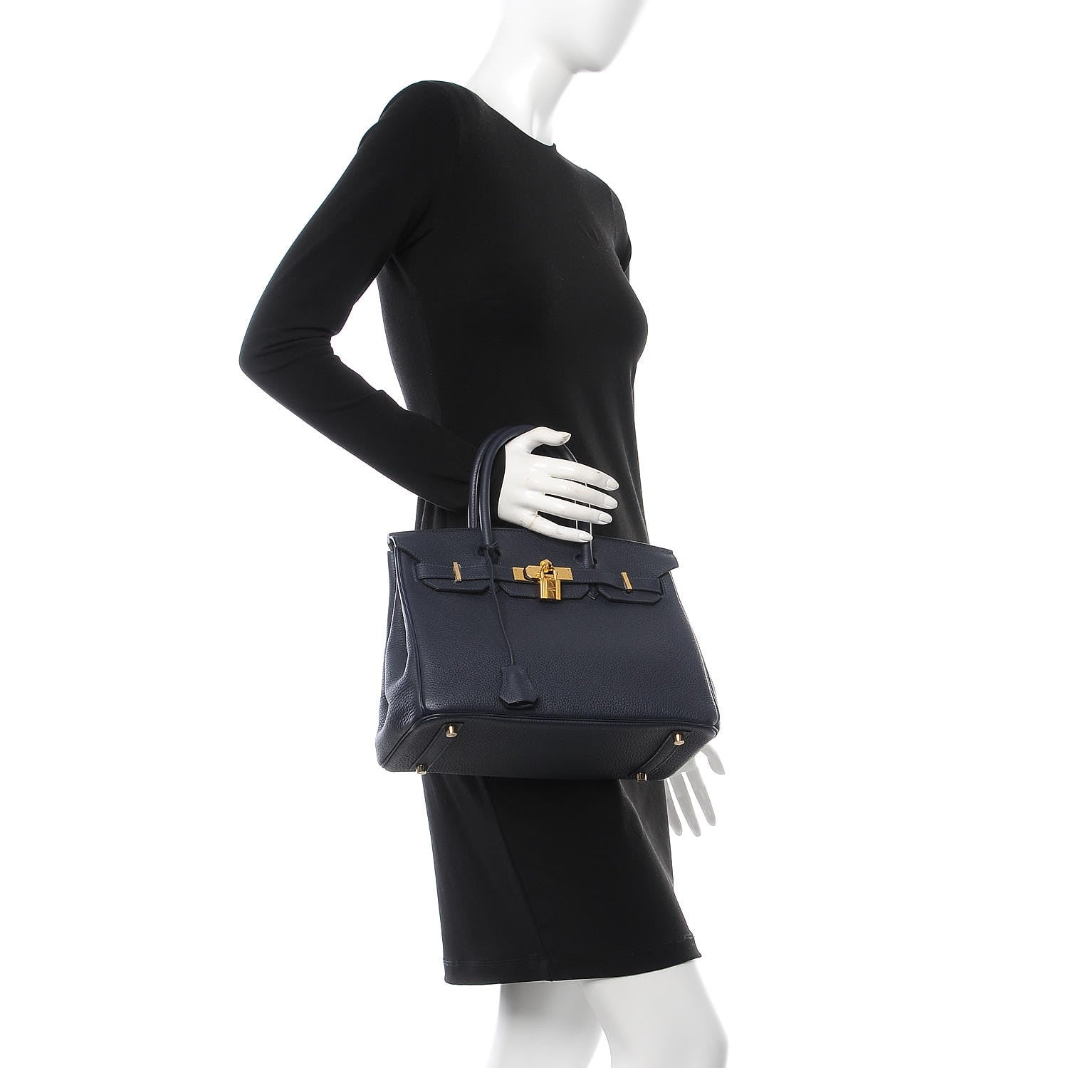 Hermes Togo Birkin 30 Bleu Nuit 2 of 33