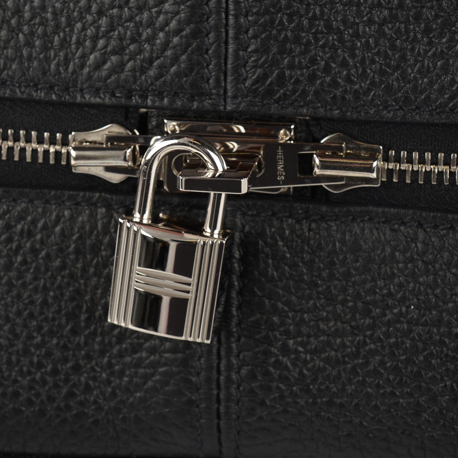 Hermes Taurillon Clemence Victoria II 35 Black 3 of 14