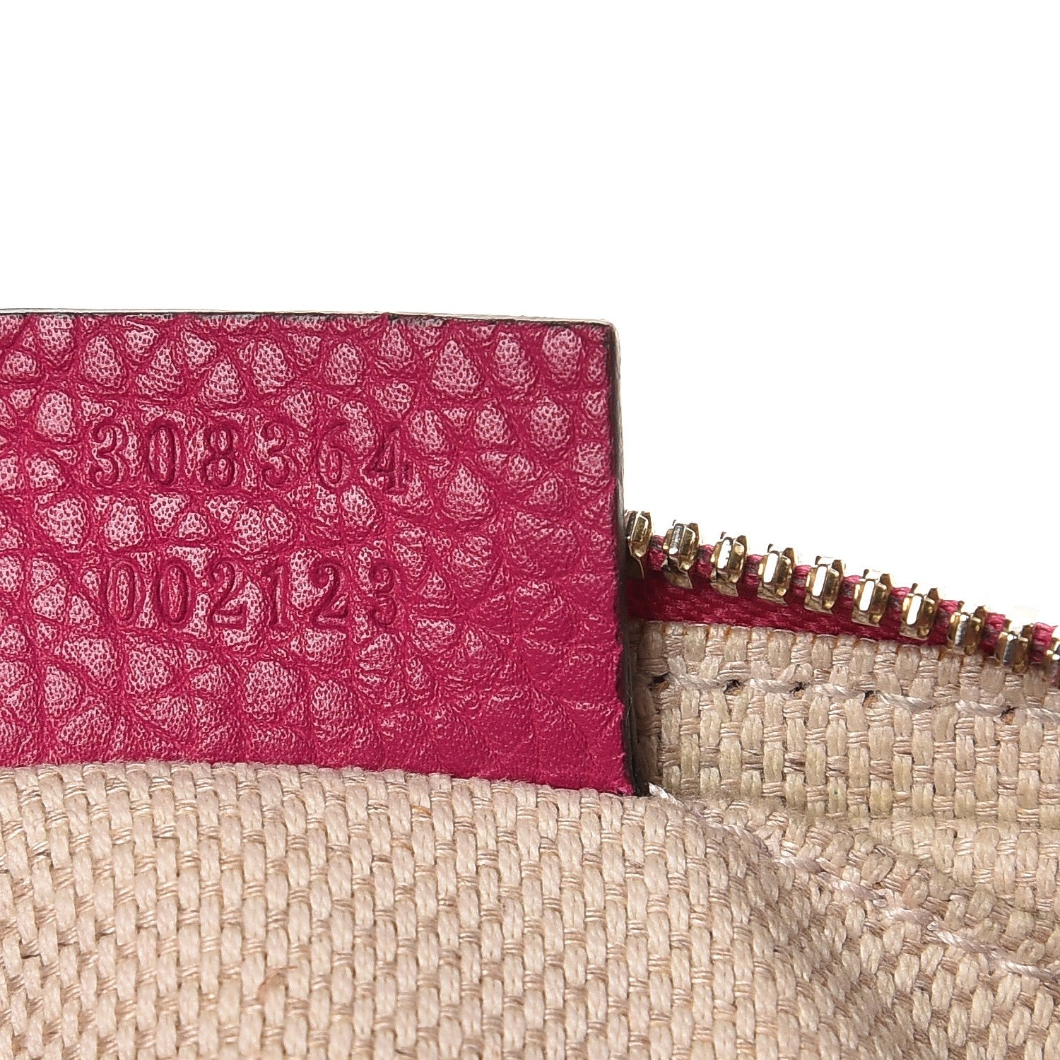 Gucci Pebbled Calfskin Small Soho Disco Bag Bright Bougainvillea 7 of 8