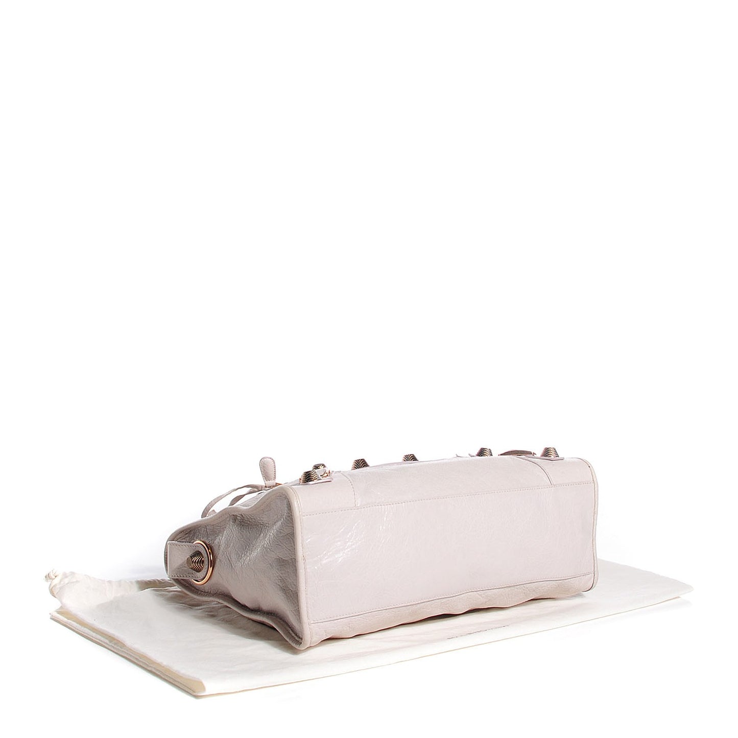 Agneau Giant 21 Rose Gold Hardware City Nacre