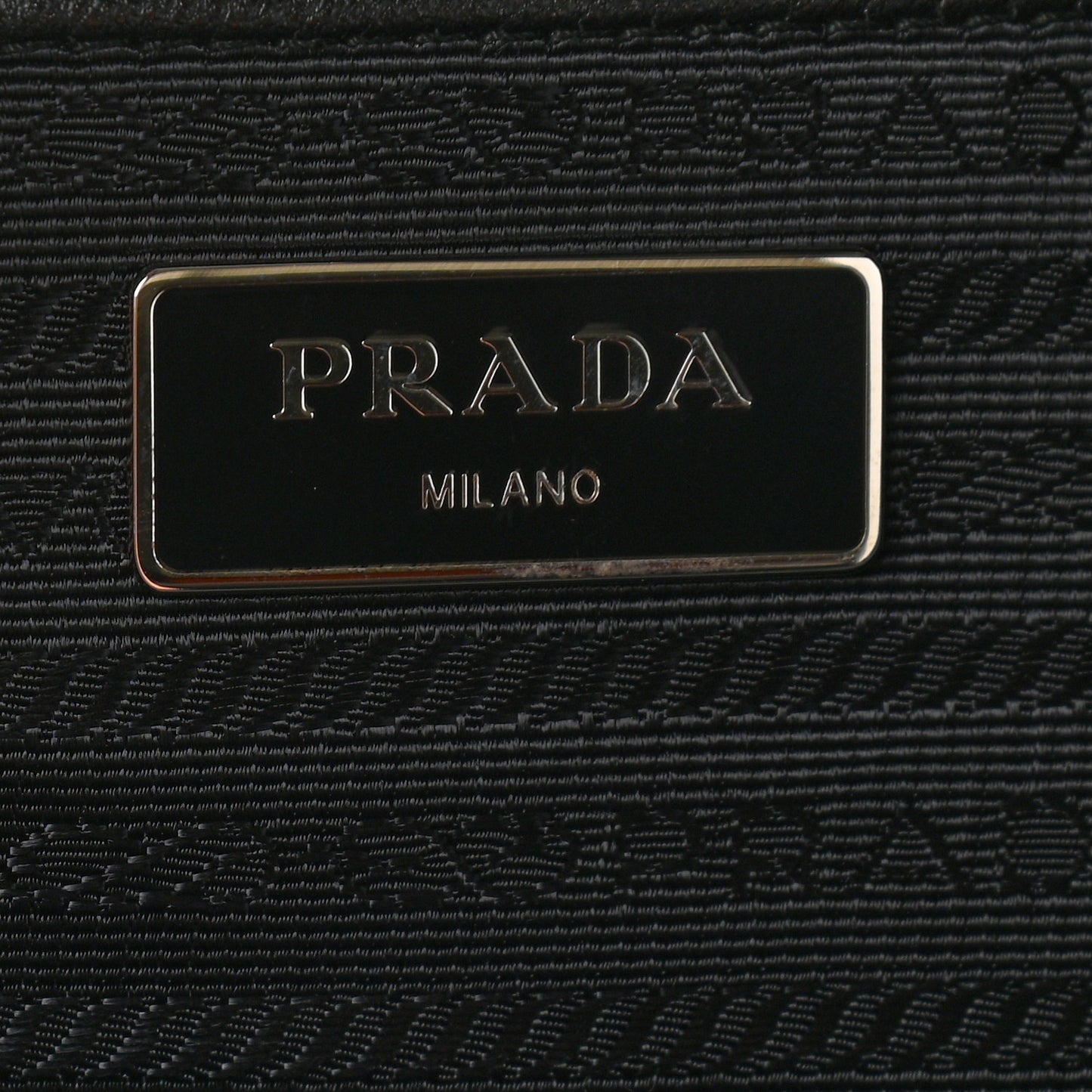 Tessuto Nylon Saffiano Vela Messenger Bag Black