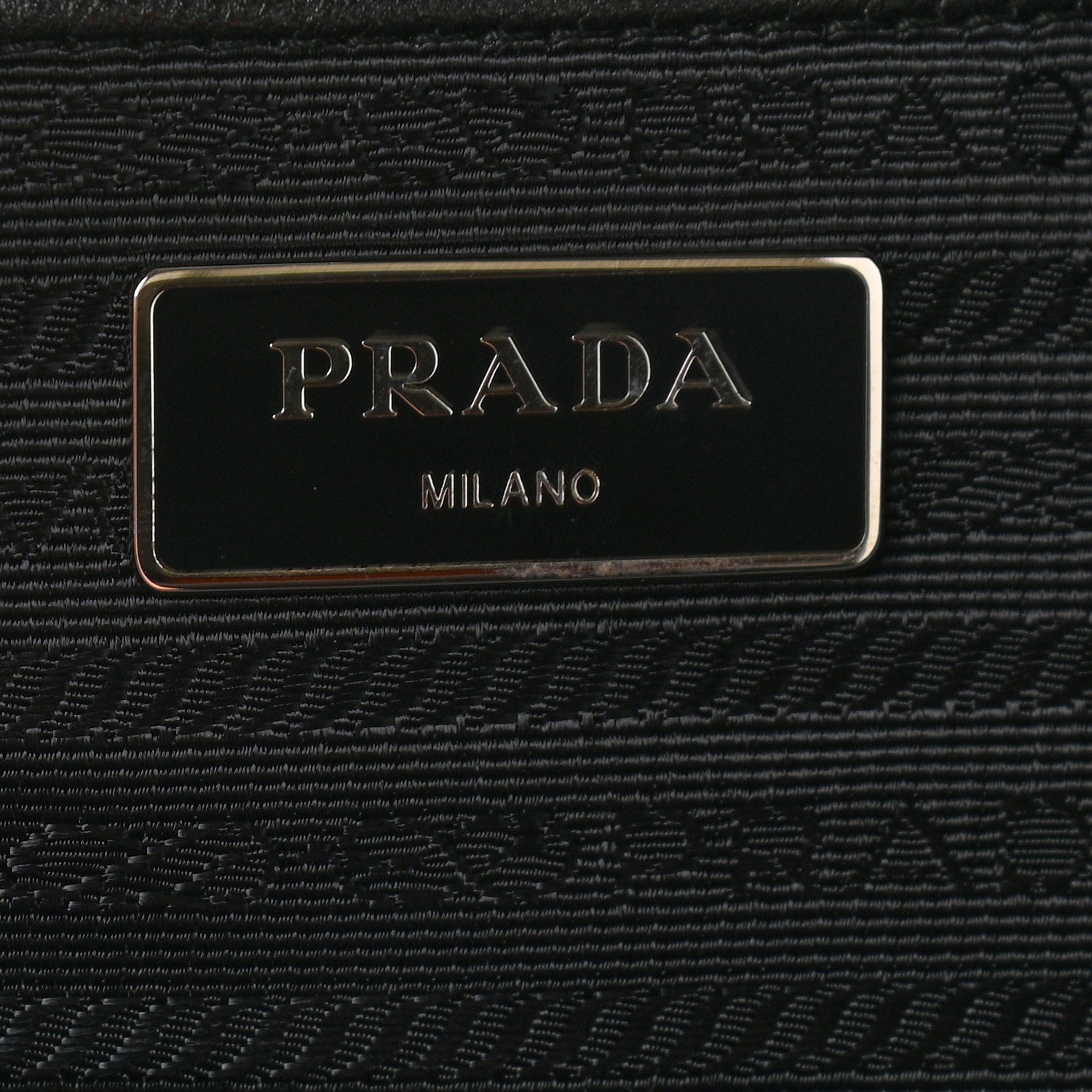 Prada Tessuto Nylon Saffiano Vela Messenger Bag Black 6 of 10