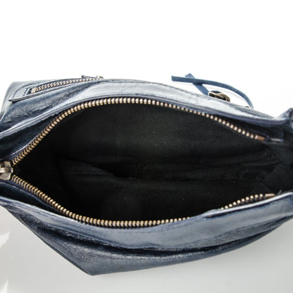 Balenciaga Chevre Classic Hardware Porte Toilette Makeup Clutch Marine 5 of 9