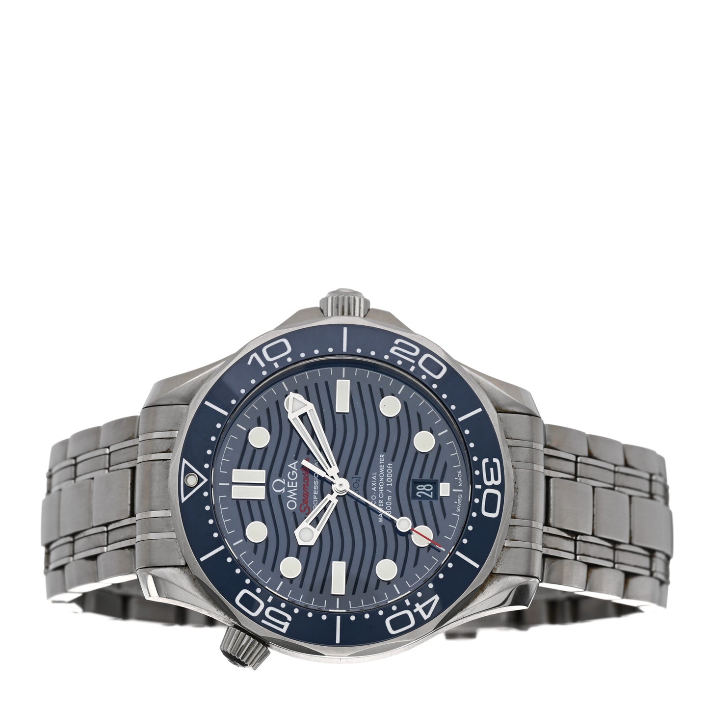 Stainless Steel 42mm Seamaster Diver 300M Automatic Watch Blue 210.30.42.20.03.001