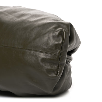 Bottega Veneta Smooth Butter Calf The Pouch Oversized Clutch Mud 10 of 10