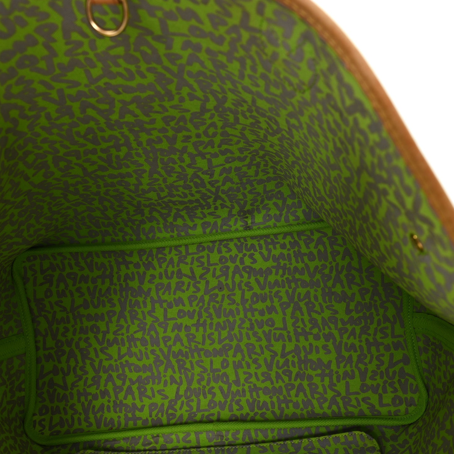 Monogram Graffiti Neverfull GM Green