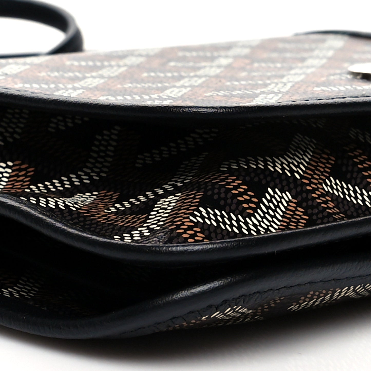 Goyardine Plumet Wallet Clutch Black