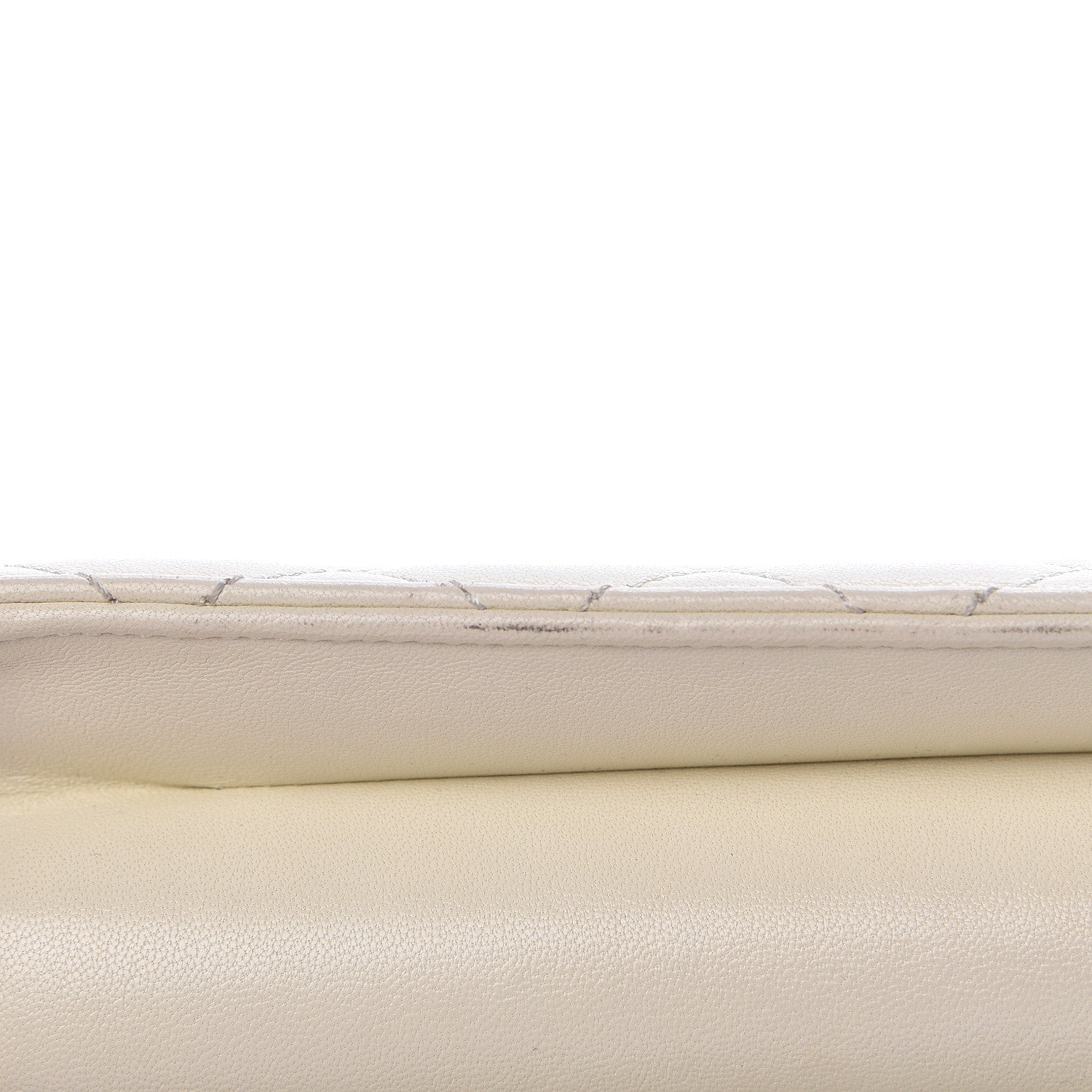 Chanel Sheepskin Quilted Beauty Lock Flap White 17 of 31