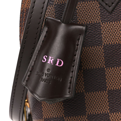 Louis Vuitton Damier Ebene Braided Alma BB 6 of 13