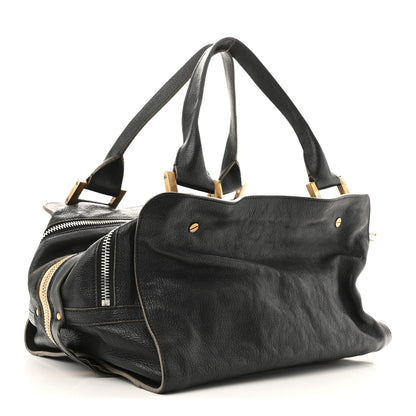 Chloe Goatskin Large Dalston Satchel Black 3 of 16