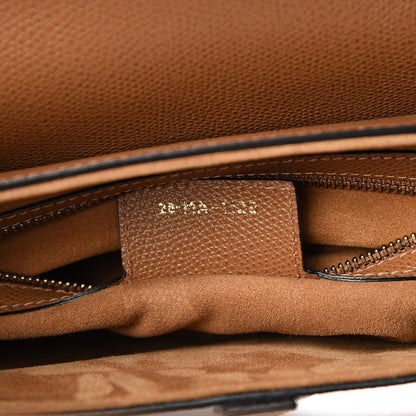 Christian Dior Grained Calfskin Saddle Bag Camello 7 of 11