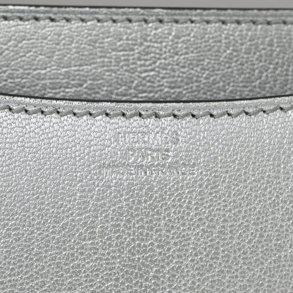 Hermes Metallic Chevre Chamkilight Constance 18 Argent 7 of 12
