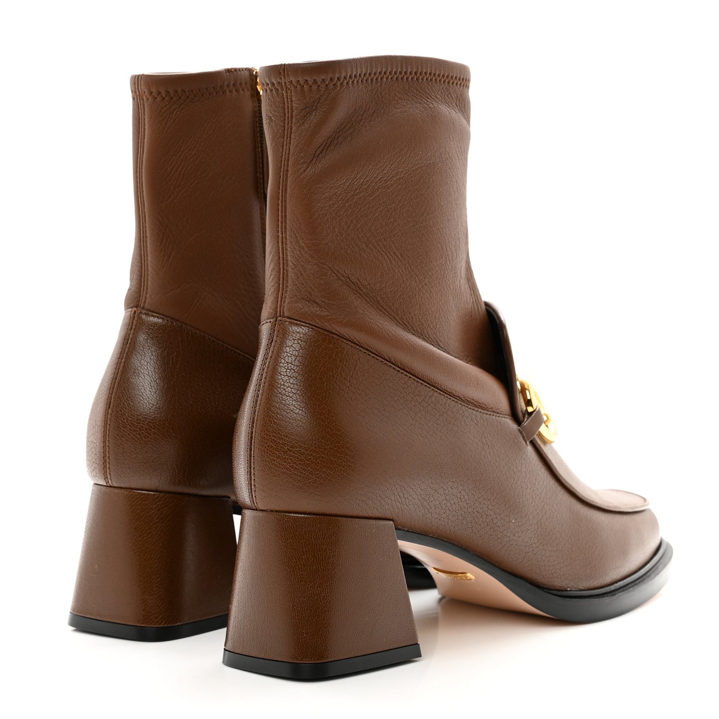 Quentin Nappa Stretch Granada Kid Horsebit 55mm Ankle Boots 40 Brown Sugar