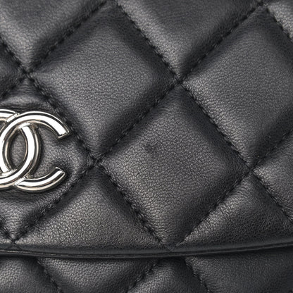 Chanel Lambskin Quilted Double Sided Wallet On Chain WOC Black 15 of 15